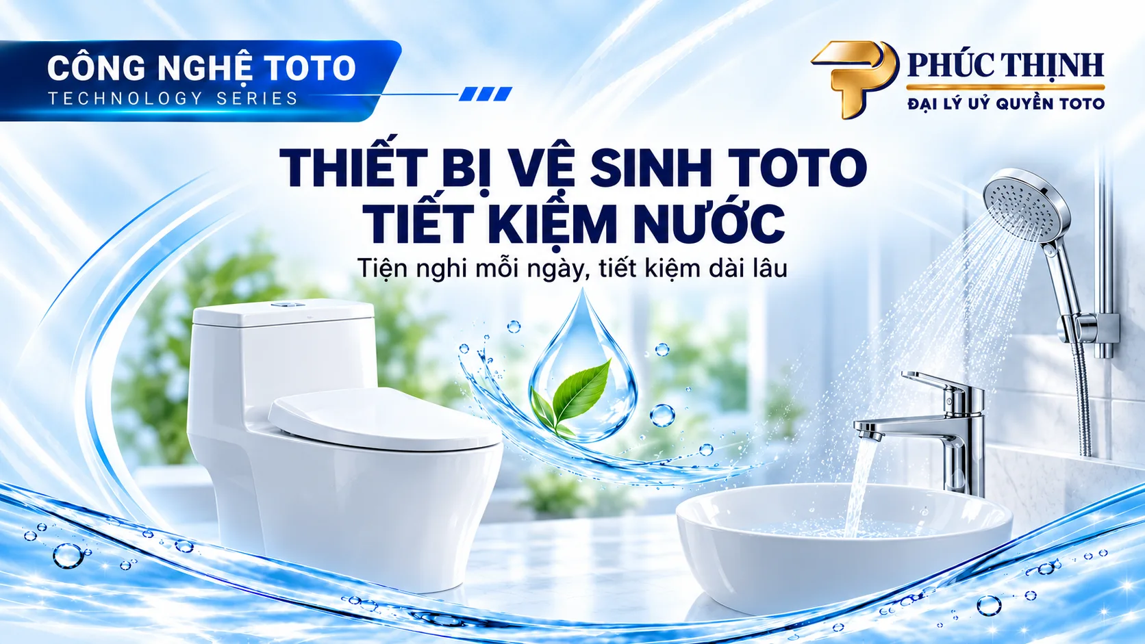 Thiết bị vệ sinh TOTO tiết kiệm nước: Tiết kiệm bao nhiêu và chọn sao cho đúng!